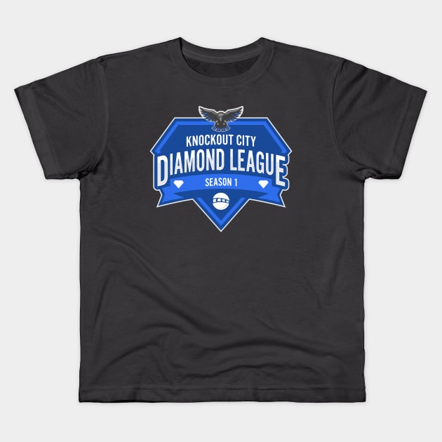 Knockout City Diamond League Kids T-Shirt by Crowdawg